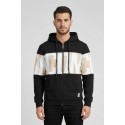 Icon felpa da uomo con logo a contrasto in cotone stretch iuf019 [7cb01b67]