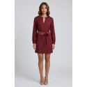 Markup abito corto in twill di viscosa MW1610218 [3ff0a3da]