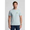 Lyle & Scott t-shirt in cotone con taschino e logo ricamato TS2407V [39705385]