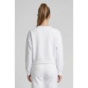 Icon felpa girocollo cropped con logo glitterato IDF016 [6e5358c0]