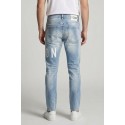 Icon jeans slim fit con logo fronte/retro Rhode Island IUD001 [616a77a1]