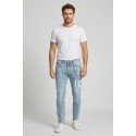 Icon jeans slim fit con logo fronte/retro Rhode Island IUD001 [d677b6a5]