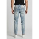 Icon jeans slim fit con maxi logo laserizzato Rhode Island IUD012 [602dd0b4]