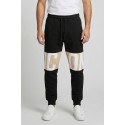 Icon jogger in cotone stretch con logo a contrasto IUP007 [04bd337c]
