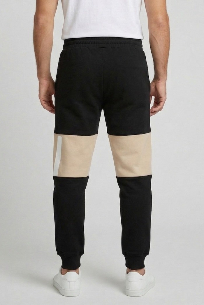 Icon jogger in cotone stretch con logo a contrasto IUP007 [dd9b7071]