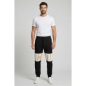 Icon jogger in cotone stretch con logo a contrasto IUP007 [6a86b175]