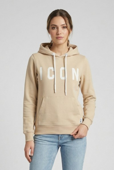Icon felpa con maxi logo in cotone stretch IDF008 [d4f983ff]