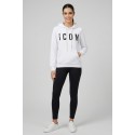 Icon felpa con maxi logo in cotone stretch IDF008 [9e14a6ff]