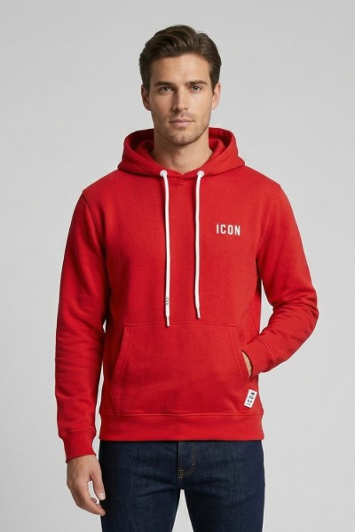 Icon felpa in cotone con cappuccio e ricamo logo IUPREF003 — 805219040079251_2