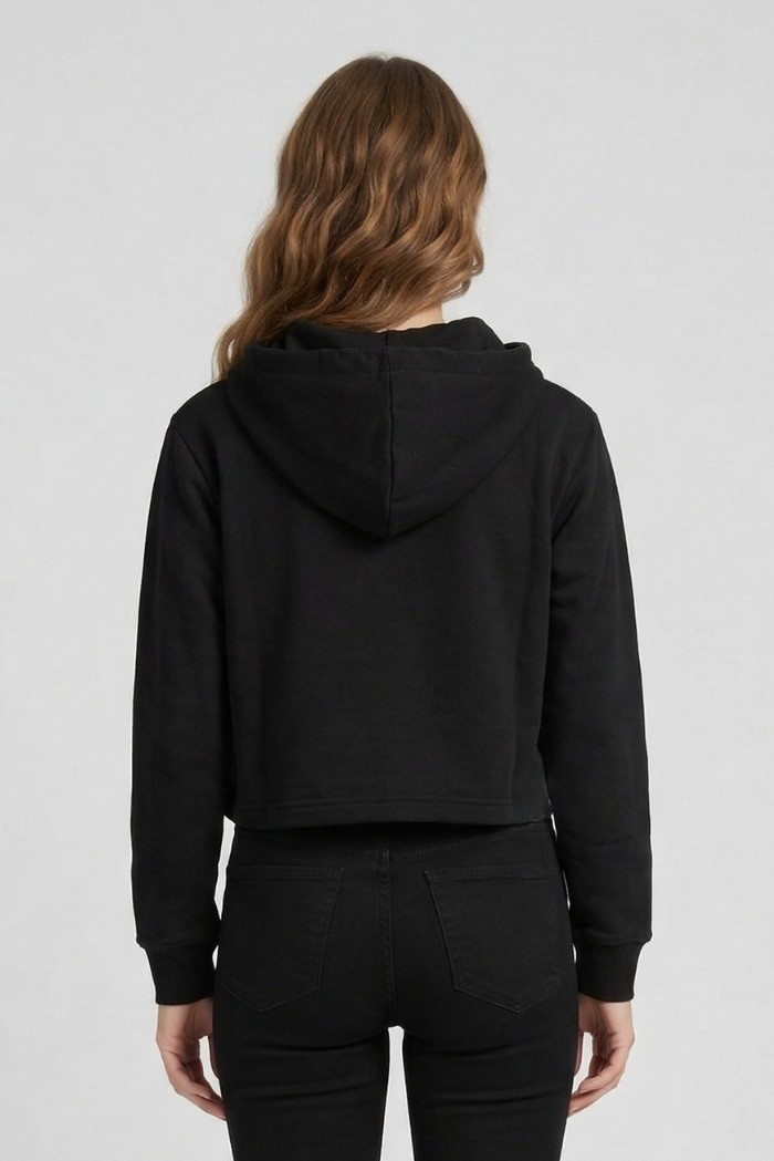 Icon felpa in cotone stretch con cappuccio e mini logo IDF001 [231298d7]