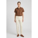PDK camicia cropped mezza manica con taschino 057011 [faeb1697]