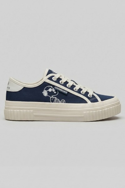 Lumberjack sneaker in tela con stampe Peanuts Anya 102277 — 805219040079190_1