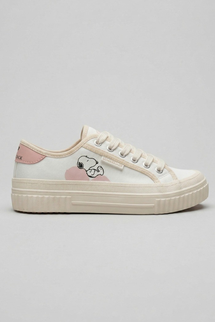 Lumberjack sneaker in tela con stampe Peanuts Anya 102277 [6a8f74c6]