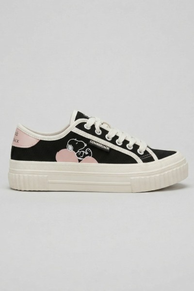 Lumberjack sneaker in tela con stampe Peanuts Anya 102277 [418dcc4a]