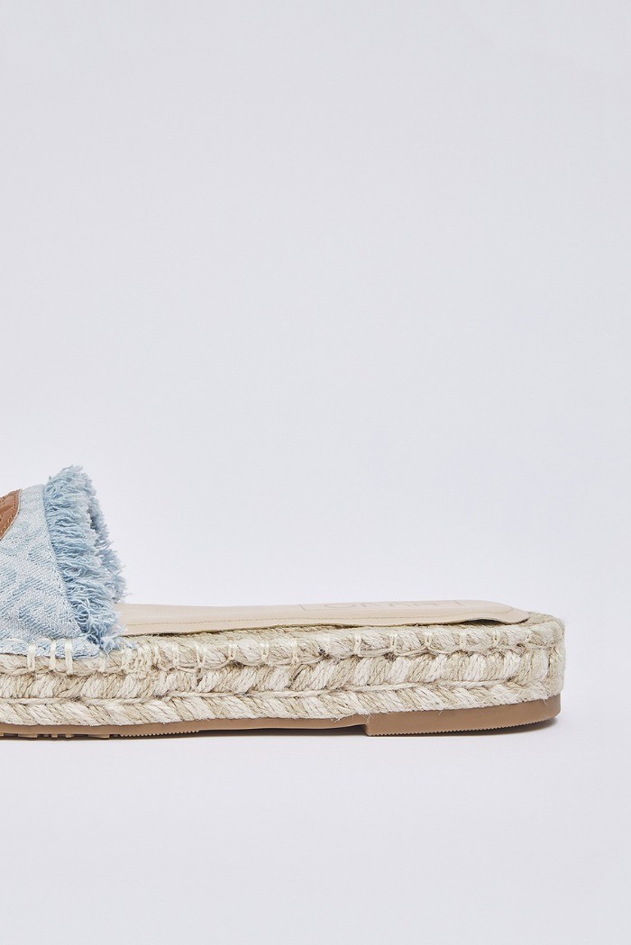 Liu Jo ciabatte in denim con maxi logo Paros 01 SA6099TX523 [cef78b52]