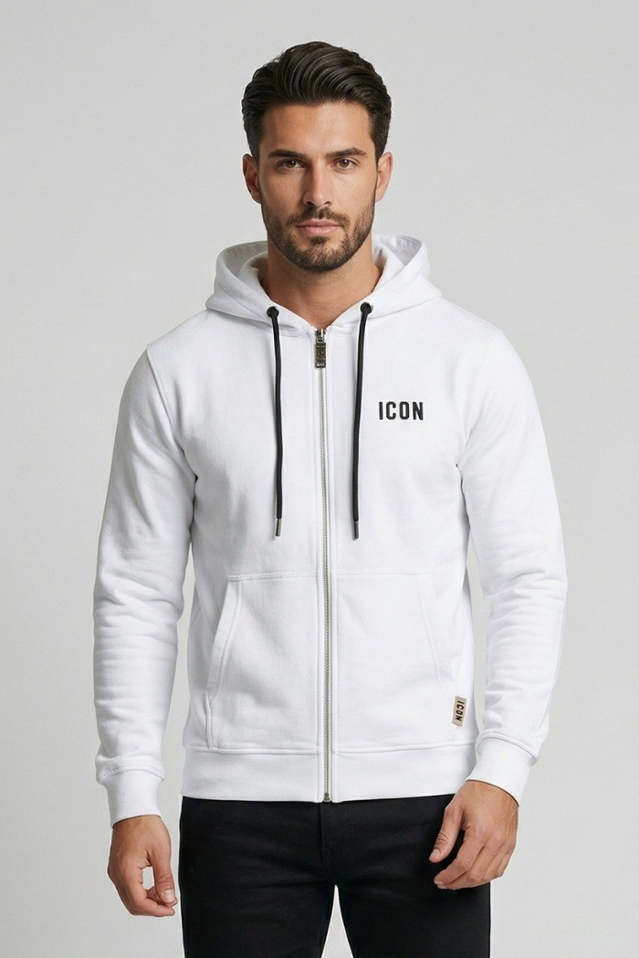 Icon felpa con cappuccio e ricamo logo IUPREF002 [cdf67dfd]