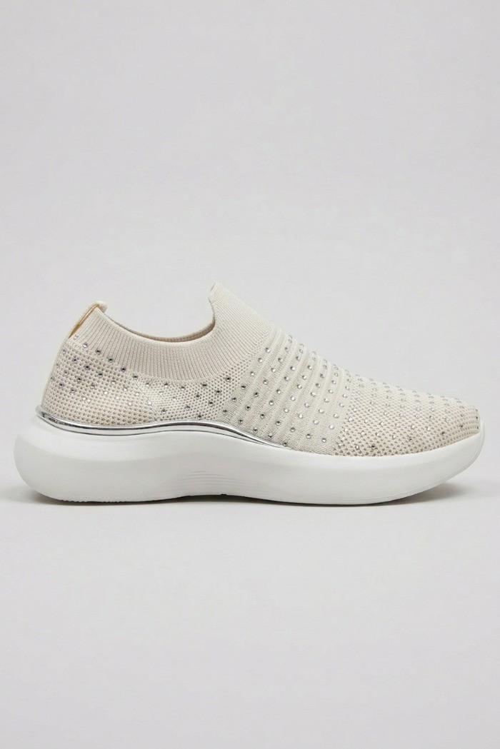 Lumberjack sneaker in maglia tecnica con strass Keira 102269240 [33e3a820]
