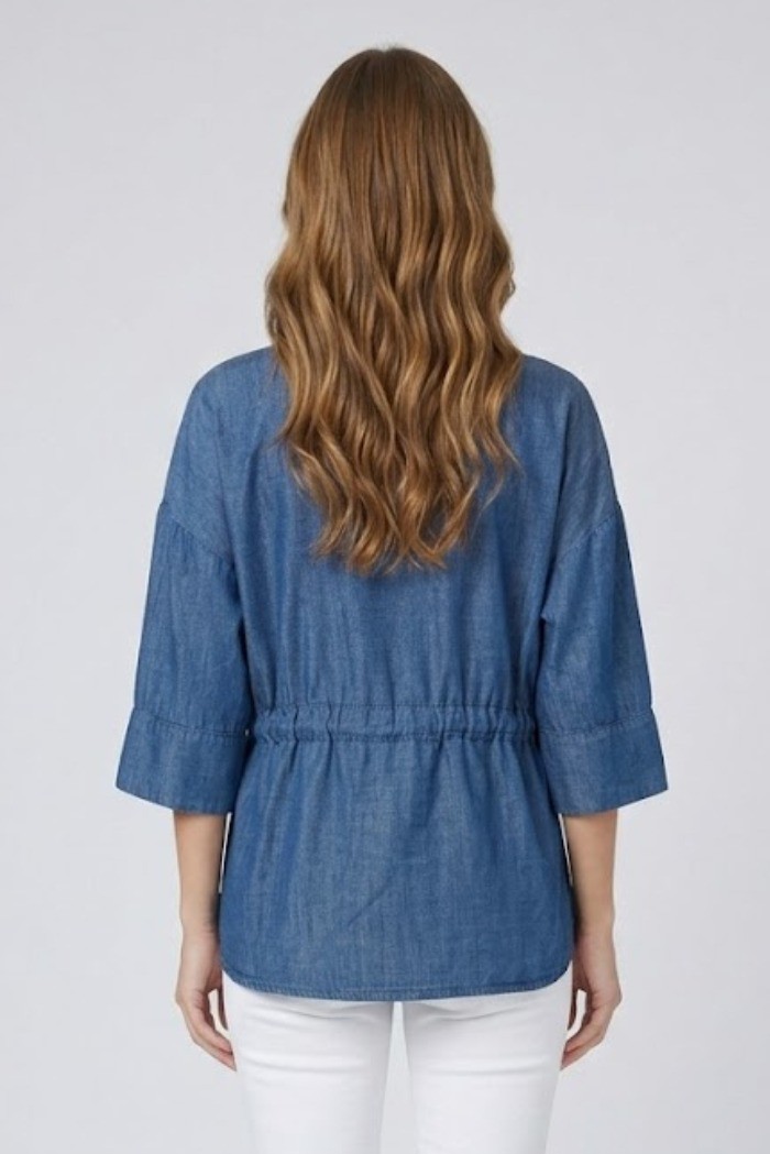 Markup overshirt in tessuto effetto denim MW1660101 [ca5c8e79]