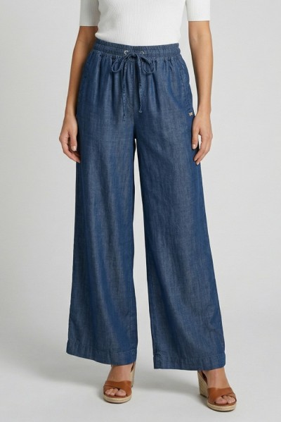 Markup pantapalazzo effetto denim MW1650104 — 805219040078693_1