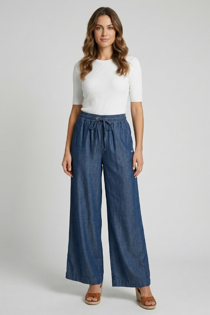 Markup pantapalazzo effetto denim MW1650104 [054c6766]