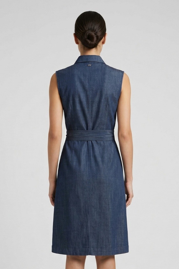 Markup abito in tessuto effetto denim MW1610200 [acd0941d]