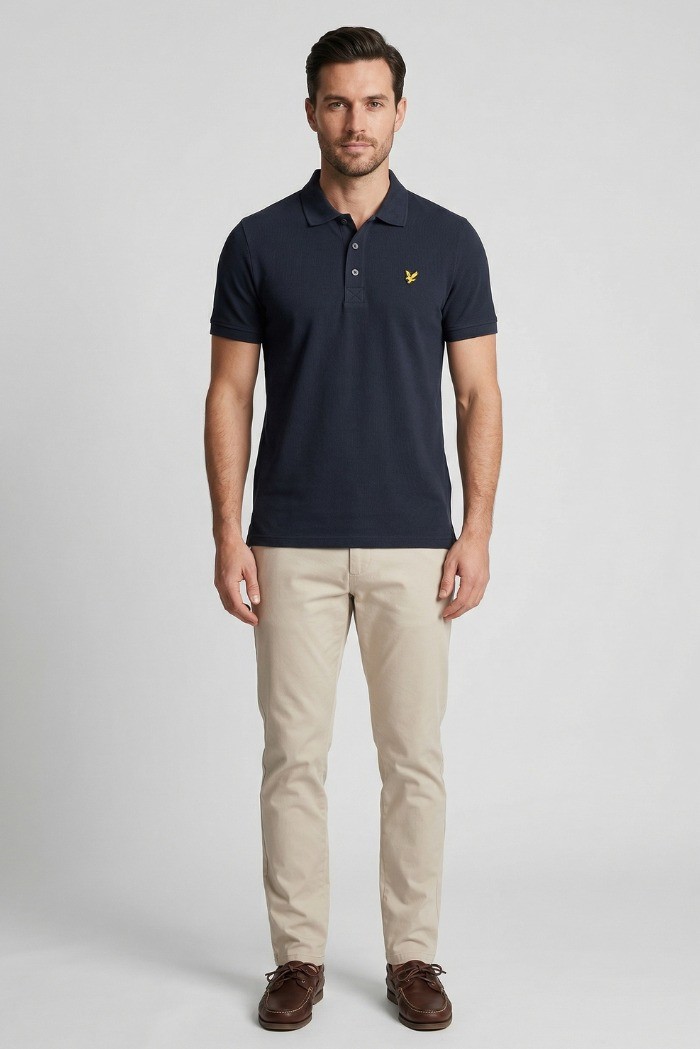 Lyle & Scott polo in piquet di cotone stretch SP400VOG [d4c7304c]