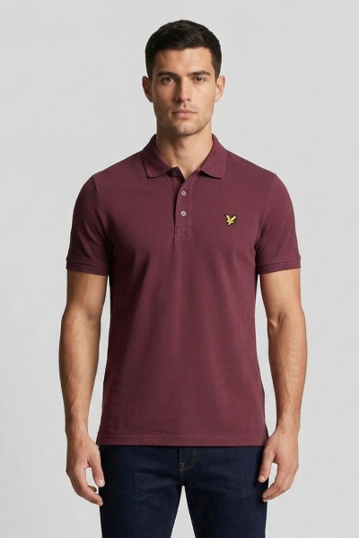 Lyle & Scott polo in piquet di cotone stretch SP400VOG — 805219040078718_2