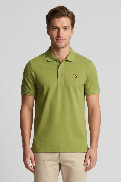 Lyle & Scott polo in piquet di cotone stretch SP400VOG — 805219040078718_4
