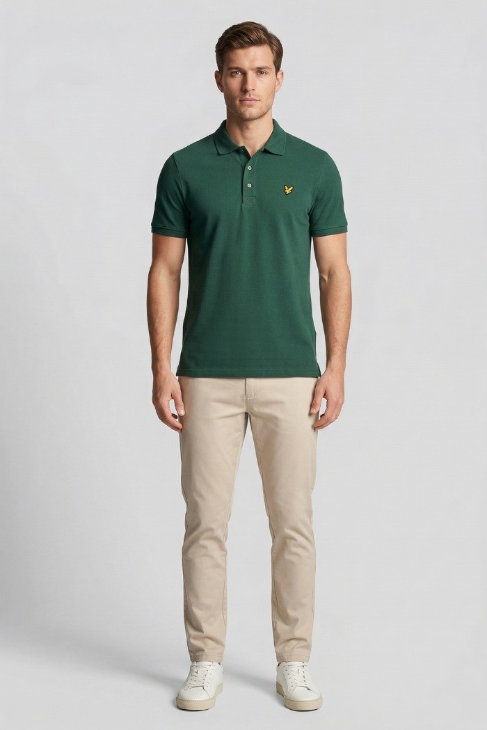 Lyle & Scott polo in piquet di cotone stretch SP400VOG [cd6eccc8]