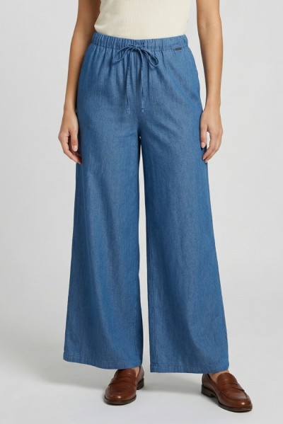 Maidoma pantalone in cotone effetto denim pe26f284/ma276 — 805219040079086_2