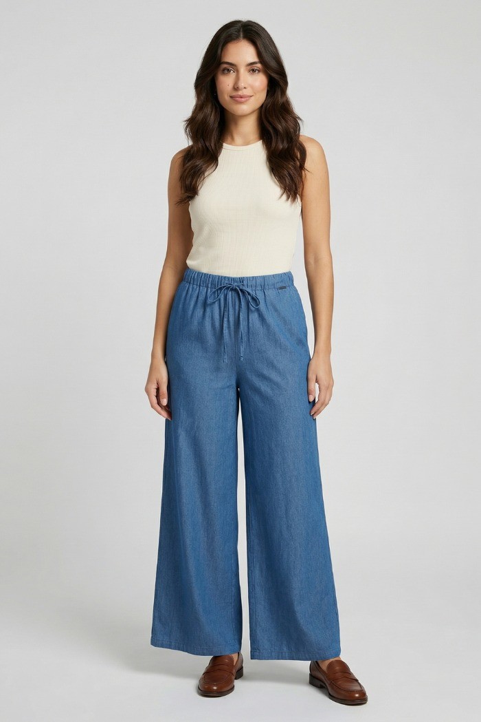 Maidoma pantalone in cotone effetto denim pe26f284/ma276 [e161bd71]