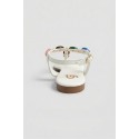 Gold & Gold sandalo infradito con pietre FL270 [48f99b89]