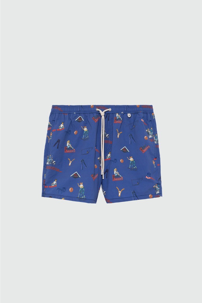 Roy Roger's costume con stampa Riviera RRU90305CQ98XXXX [e13f932e]
