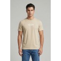 Icon t-shirt in cotone con stampa logo IUT002 [72d1bbbd]