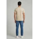 Icon t-shirt in cotone con stampa logo IUT002 [abf7f8b0]