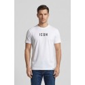 Icon t-shirt in cotone con stampa logo IUT002 [56071cb4]