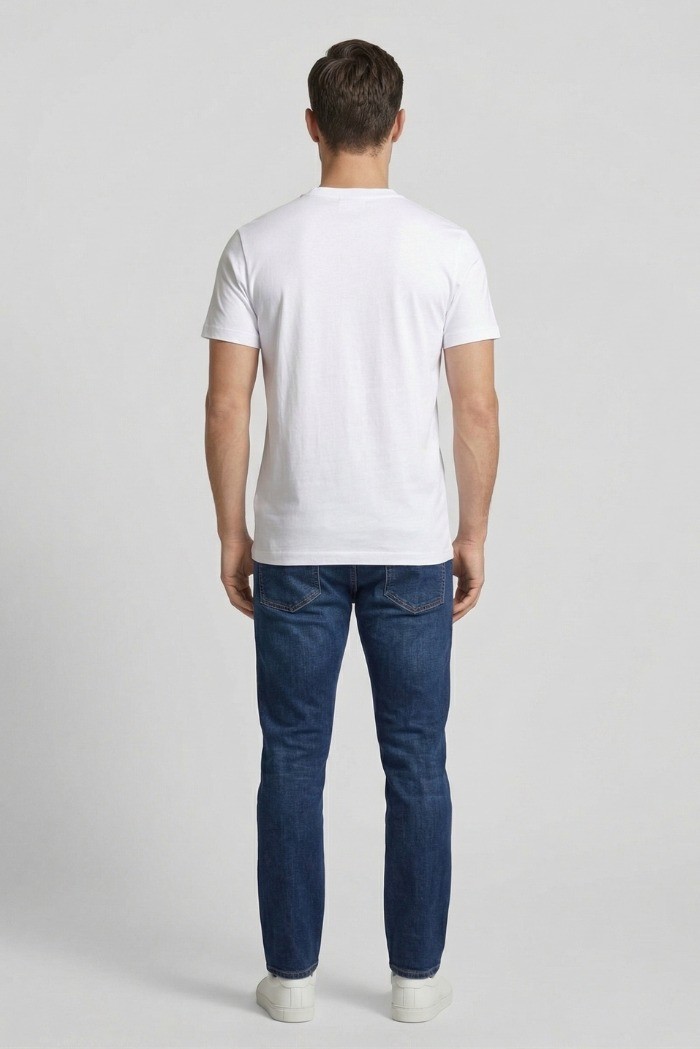 Icon t-shirt in cotone con stampa logo IUT002 [8f215fb9]