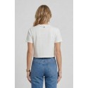Blash t-shirt cropped in cotone BS1710011 [bc33db1a]