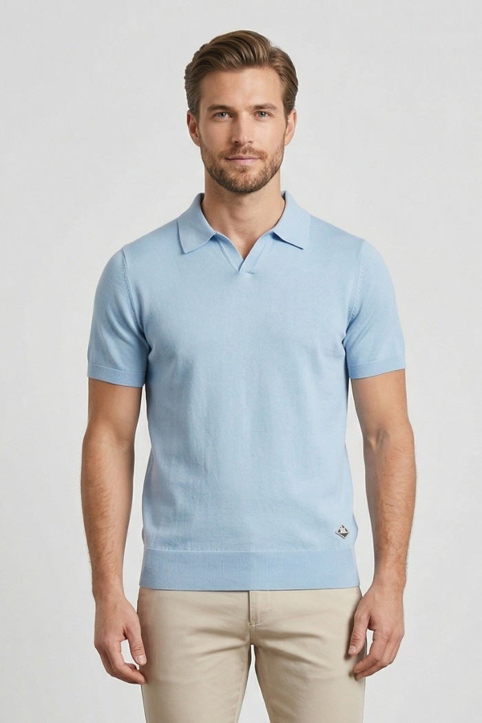 Roy Roger's polo in maglia di cotone RRU90325CS17XXXX [c0b4151d]
