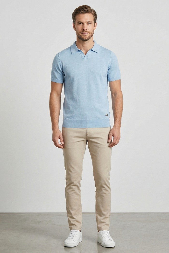 Roy Roger's polo in maglia di cotone RRU90325CS17XXXX [ae8f9714]