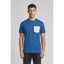Icon t-shirt in cotone con taschino stampato IUW030 [4217052c]