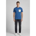 Icon t-shirt in cotone con taschino stampato IUW030 [2c2c8725]