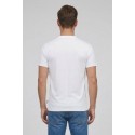 Icon t-shirt in cotone con stampa logo effetto lucido IUT019 [3600906e]
