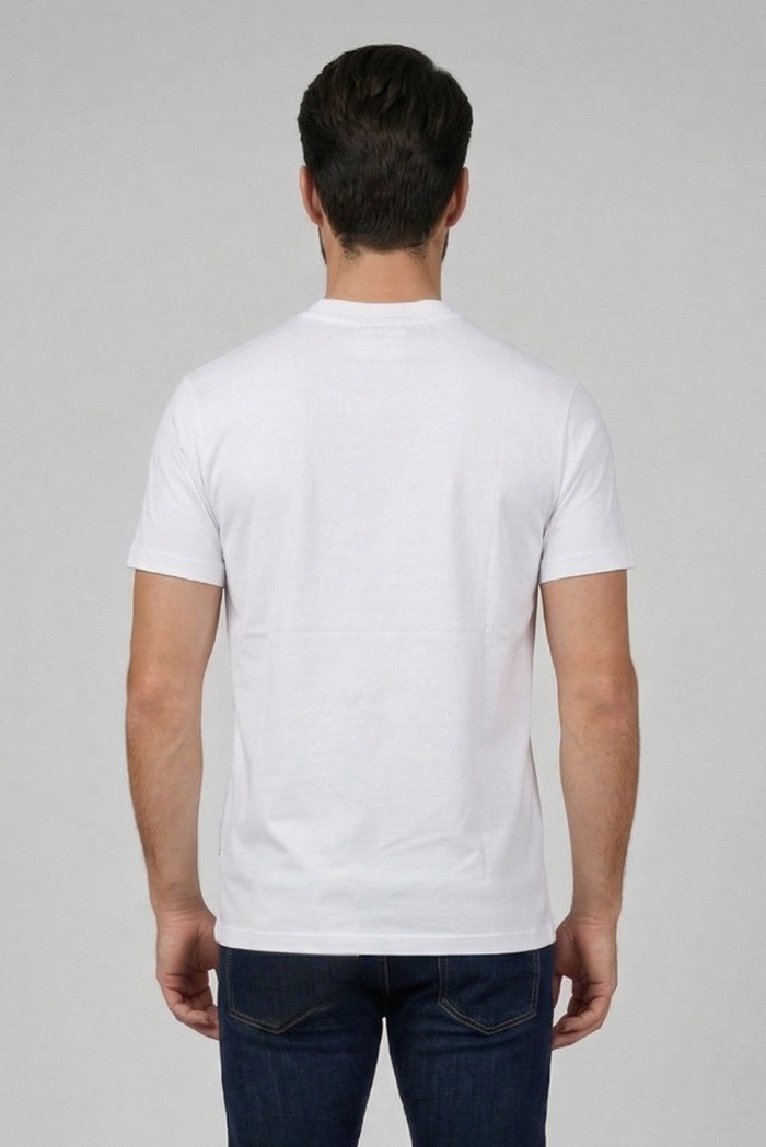 Icon t-shirt in cotone con logo oro IUT022 [e70387f8]