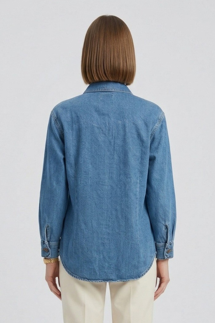 PDK giacca camicia in denim 05P6987 [7c83eb2e]