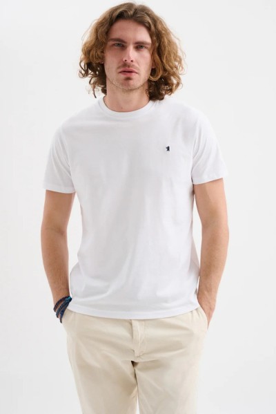 Jaggy t-shirt in jersey con logo ricamo Sahara JMT004DJ102261 — 805219040079435_1