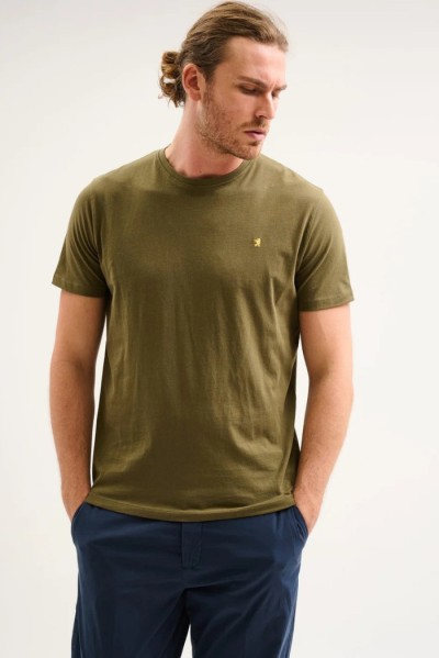 Jaggy t-shirt in jersey con logo ricamo Sahara JMT004DJ102261 — 805219040079435_7
