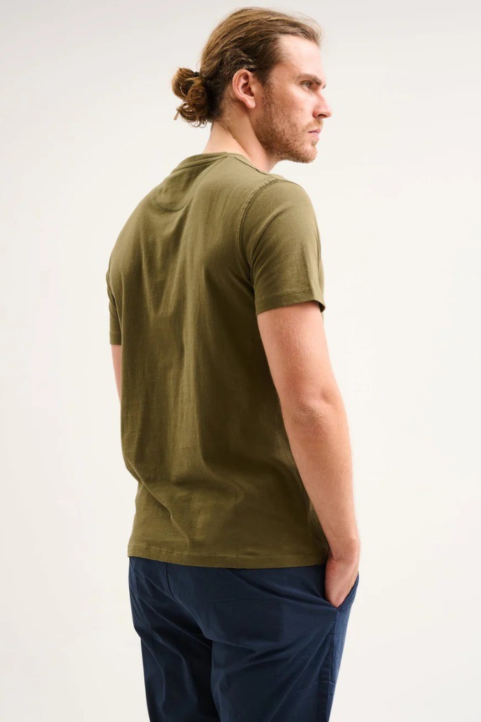 Jaggy t-shirt in jersey con logo ricamo Sahara JMT004DJ102261 [69a3219f]