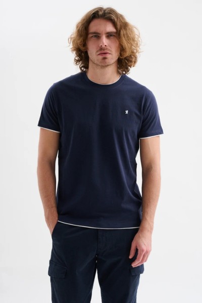 Jaggy t-shirt in jersey con logo ricamo Tender JMT026DJ102261 — 805219040079474_2