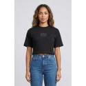 Drop Season 2 t-shirt cropped in cotone SS26W511 [b2e8fd3c]